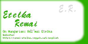 etelka remai business card